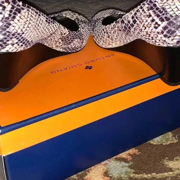 ARTURO CHIANG WEDGES DESERT SNAKE 7M - Picture 5 of 10